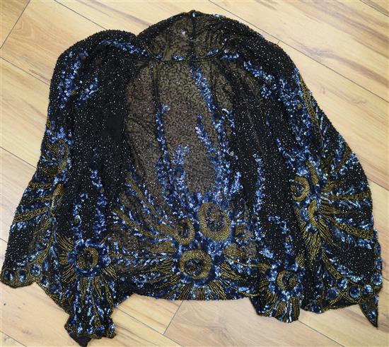 A beadwork evening jacket